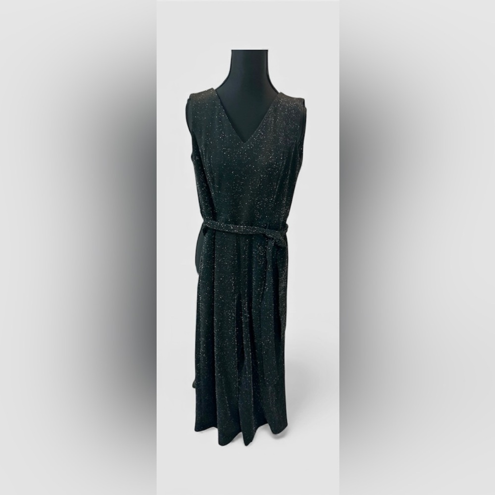 Calvin Klein Black Sparkle Jumpsuit